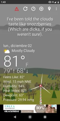 What The Forecast android App screenshot 2